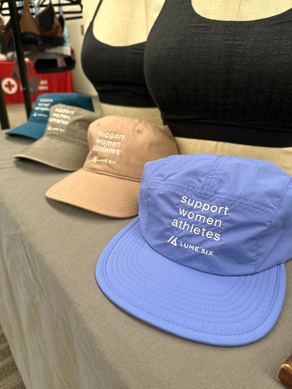 Support Women Athletes 5 Panel Sporty Strapback Hat
