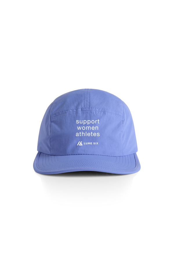 Support Women Athletes 5 Panel Sporty Strapback Hat