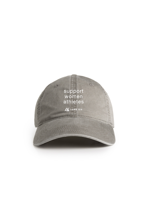 Support Women Athletes 6 Panel Casual Strapback Hat
